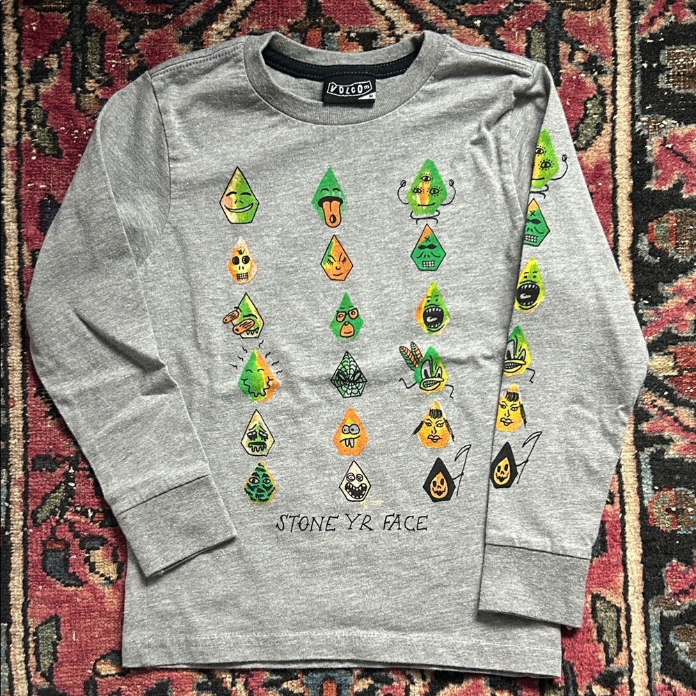 Stone Yr Face Volcom Stone L/S Size M